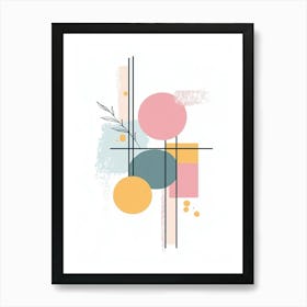 Abstract Geometric Pattern 12 Art Print