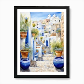 Santorini 8 Art Print