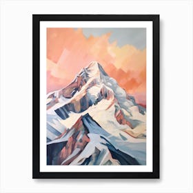 Mount Saint Elias Canada 1 Mountain Painting Art Print