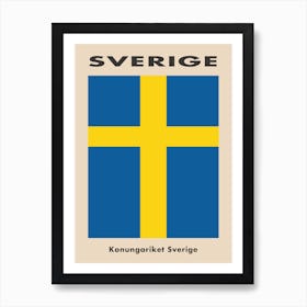 Sweden King Art Print