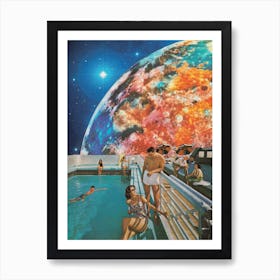 Moon Burn Art Print