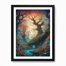 Fairytale Forest 1 Art Print