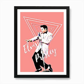 Elvis Presley dance Art Print