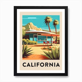 Vintage Travel Poster California 4 Art Print