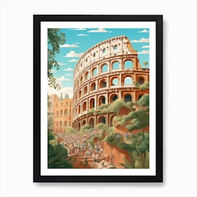 The Colosseum Rome Italy  Poster