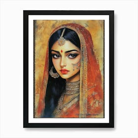 Indian Woman Art Print