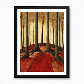 Beautiful Autumn Painting 1 Art Print