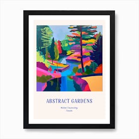 Colourful Gardens Muttart Conservatory Canada 1 Blue Poster Art Print