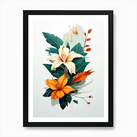 Artistic Flower Art Print