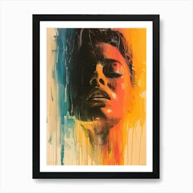 'The Face Of A Woman' 2 Art Print