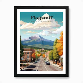 Flagstaff Arizona United States 3 Travel Poster 3 4 Resize Art Print