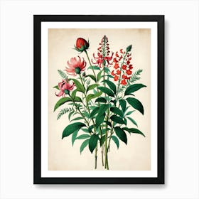 Bouquet Of Flowers 9 Art Print