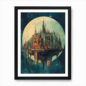 Fairy city Art Print