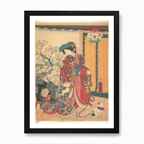 Genji Roku No Hana Art Print