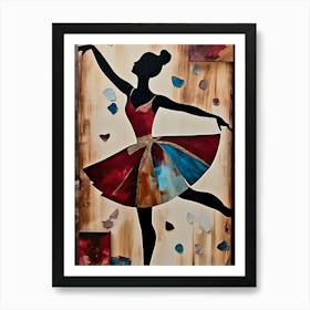 Ballerina Mural 3 Art Print