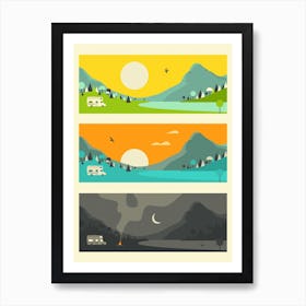 Campfire Art Print