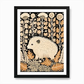 Hedgehog And Cactus 3 Art Print
