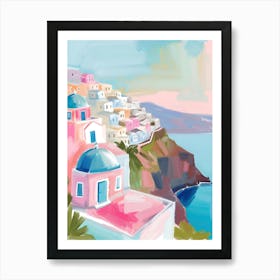 SANTORINI Art Print