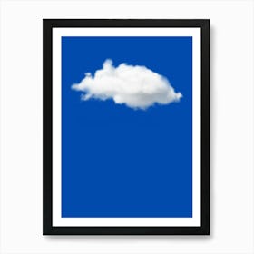 Cloud In Blue Sky Art Print