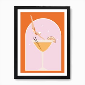 Swimming in Cocktail  Poster