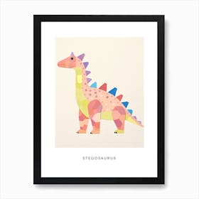 Nursery Dinosaur Art Stegosaurus 1 Poster Art Print