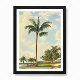 Flynns Beach Australia Vintage Art Print