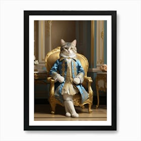 Cat In Costume 11 Art Print