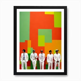 Bone Thugs N Harmony Colourful Pop Art Art Print