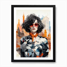 Barcelona`s Muse Art Print