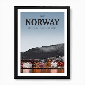 Travel Norway Art Print