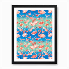 Flamingo Pink Art Print