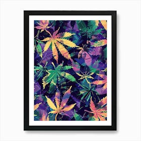 Weed Wonderland 1 Art Print