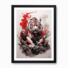 Tiger 4 Art Print