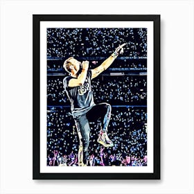 Coldplay band music 3 Art Print