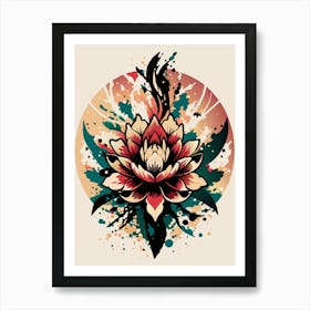 Lotus Flower 5 Art Print