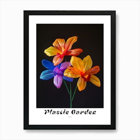 Bright Inflatable Flowers Poster Orchid 2 Art Print