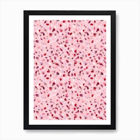 Petals Pastel Pink Art Print