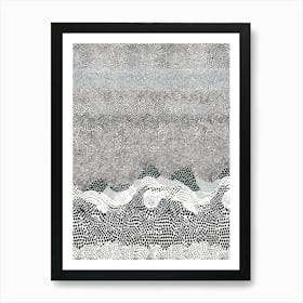 Waves'' Dots Art Art Print