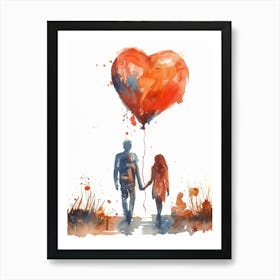 Love Is Like A Balloon Art Print