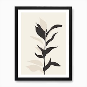 Abstract Minimal Plant Art Print