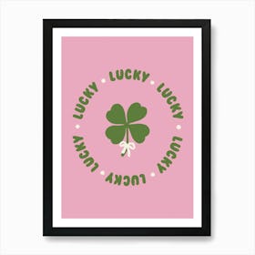 Lucky Girl Art Print