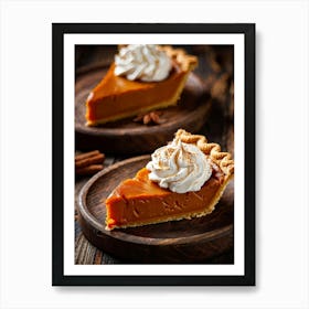 Pumpkin Pie 3 Art Print