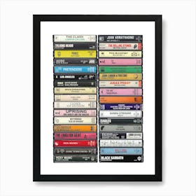 1980 Music - Cassette Print - Born in '80 Art Print