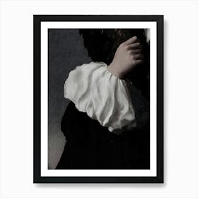 Dark Gothic Portrait Of A Woman 1 Art Print