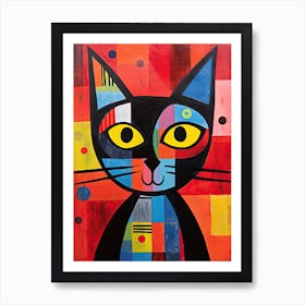 Cat In A Square Art Print