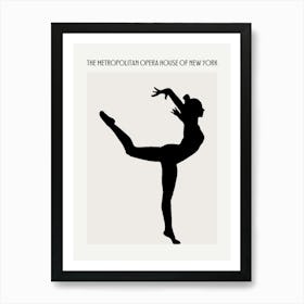 Metropolitan Opera House Of New York Ballet Art Print