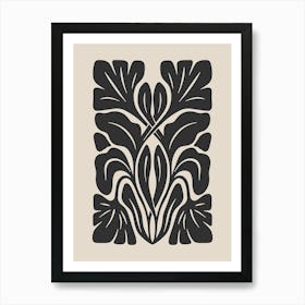 Abstract Botanical No 1 Art Print