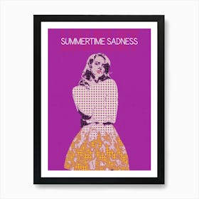 Summertime Sadness Lana Del Rey Art Print