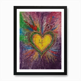 Heart Of Love 8 Art Print