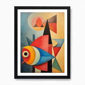 Fish Abstract Pop Art 7 Art Print